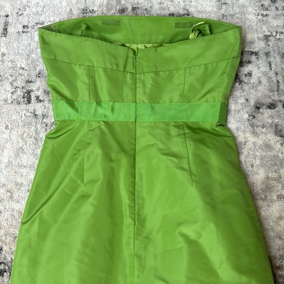 J Crew Silk green cocktail dress - Picture 6 of 7
